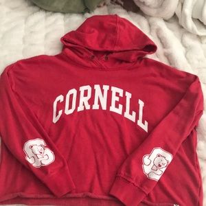Cornell crop hoodie ladies xl
